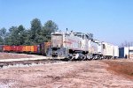 Sandersville RR SW1500 #300 with SW1200 #200 switch cars.